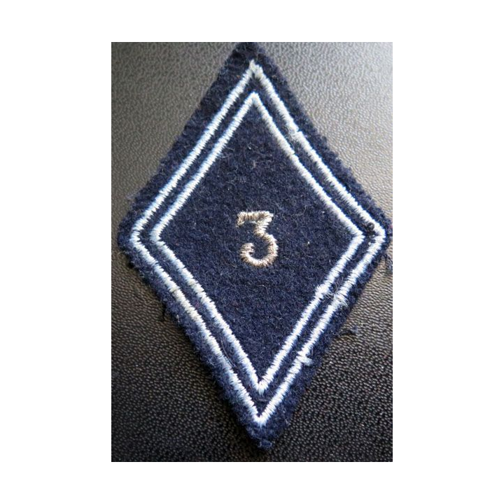 LOSANGE DE BRAS MODÈLE 45 : 3° régiment de hussards cadre