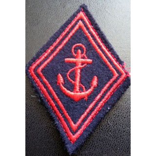 LOSANGE DE BRAS MODÈLE 45 : régiment d'infanterie de marine troupe