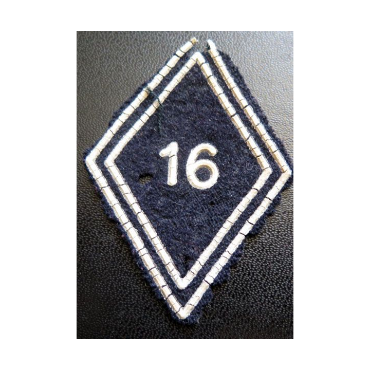 LOSANGE DE BRAS MODÈLE 45 : 16° régiment de dragons troupe