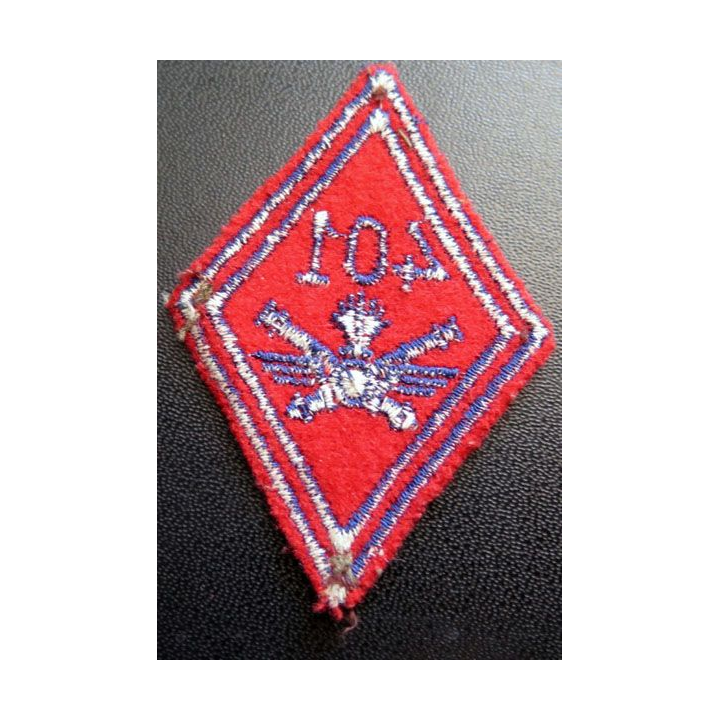 LOSANGE DE BRAS MODÈLE 45 : 401° régiment d'artillerie anti aérienne troupe