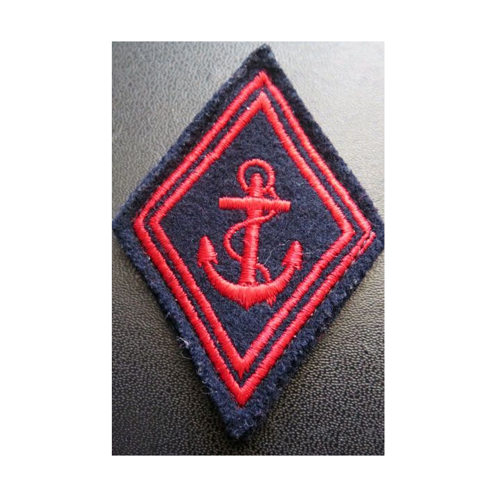 LOSANGE DE BRAS MODÈLE 45 : régiment d'infanterie de marine troupe