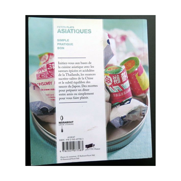 Petits plats asiatiques de Judy Vassallo chez Marabout