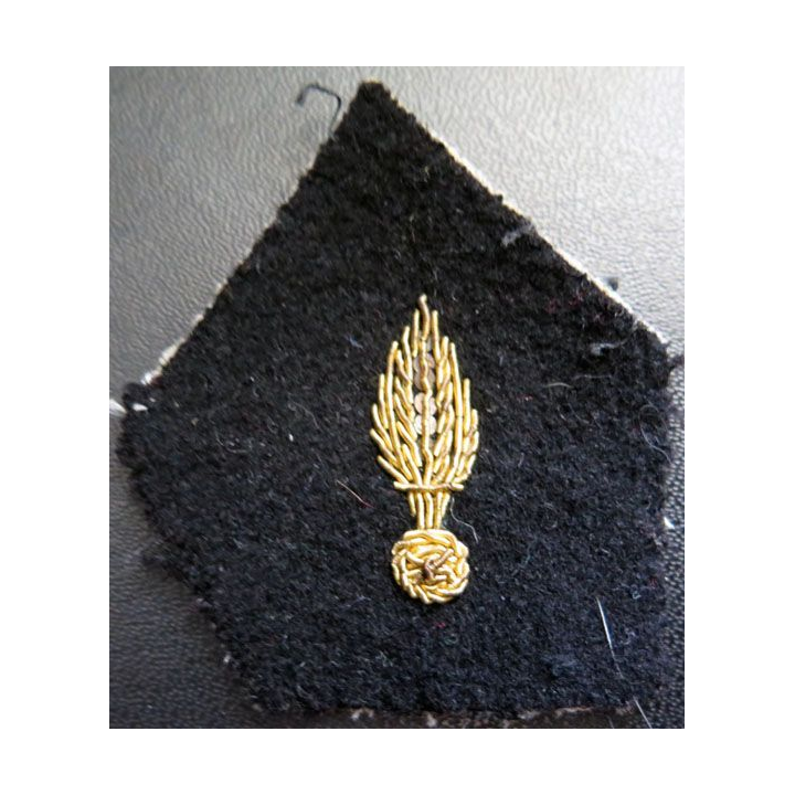 Soutache ( insigne de col ) du corps des experts en cannetille