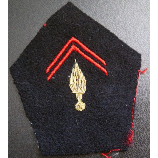 Soutache ( insigne de col ) d'officier de l'infanterie en cannetille