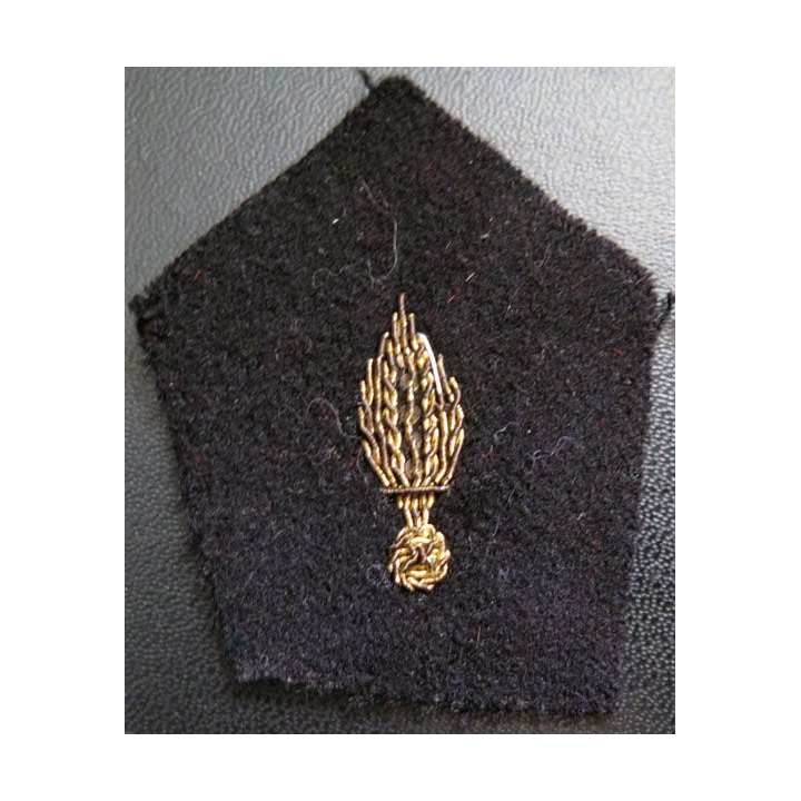 Soutache ( insigne de col ) du corps des experts en cannetille
