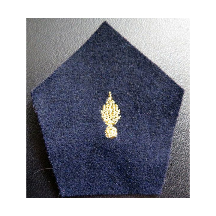 Soutache ( insigne de col ) du corps des experts en cannetille