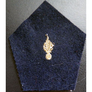 Soutache ( insigne de col ) du corps des experts en cannetille