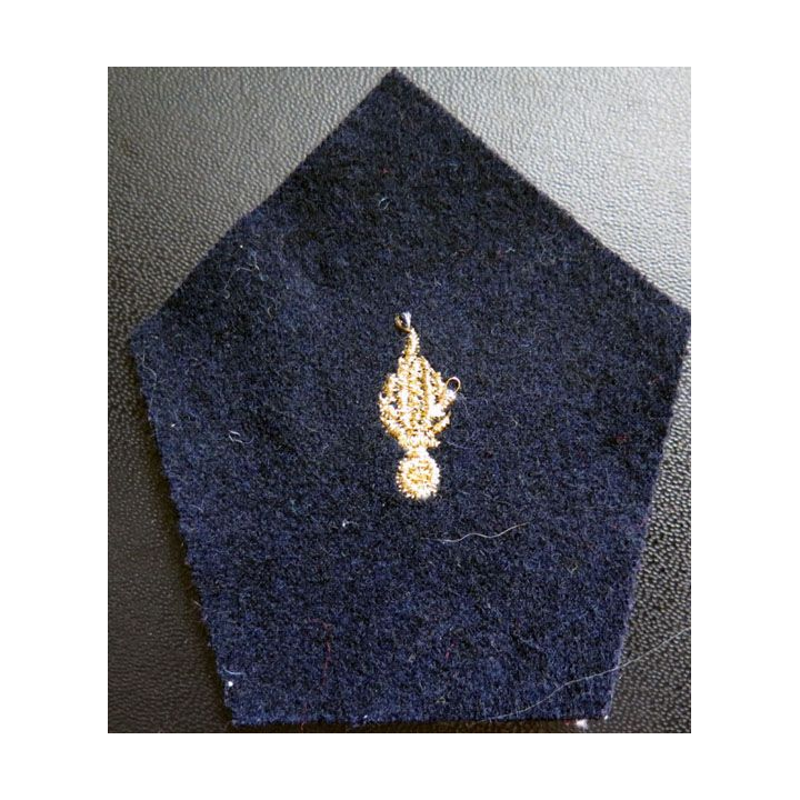 Soutache ( insigne de col ) du corps des experts en cannetille