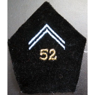 Soutache ( insigne de col ) du 52° régiment de transmissions