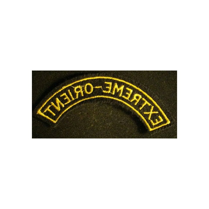 Insigne tissu de manche " Extrême Orient "