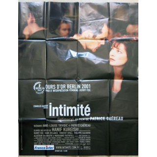 AFFICHE FILM : affiche de cinéma du film "Intimité" 2001 dimension 115 x 158 cm (E027)