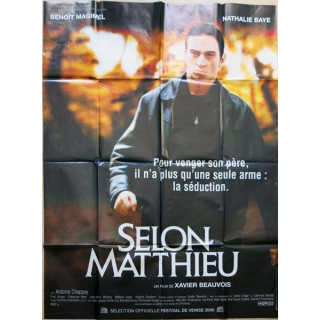 AFFICHE FILM : affiche de cinéma du film "Selon Mathieu" 2001 dimension 115 x 158 cm (E027)