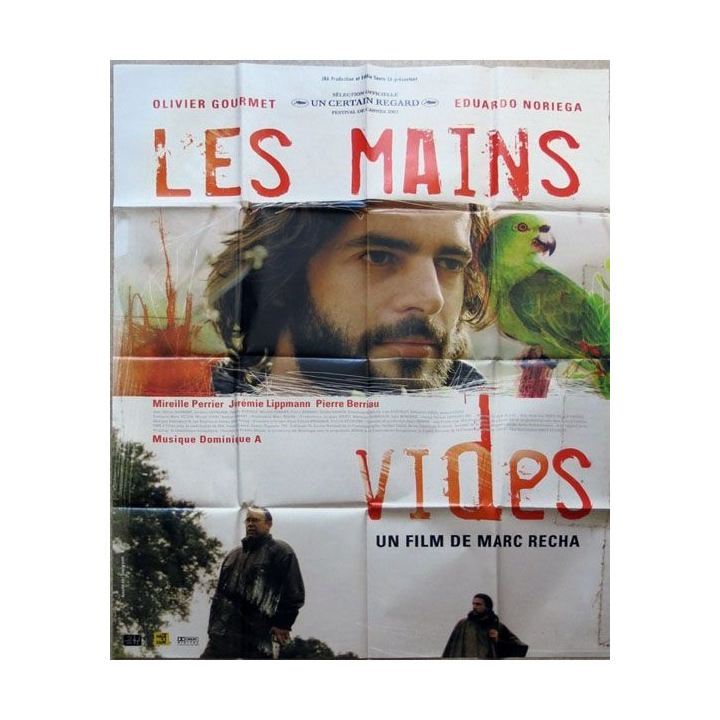 AFFICHE FILM : affiche de cinéma du film "Les mains vides" 2004 dimension 115 x 158 cm (E027)