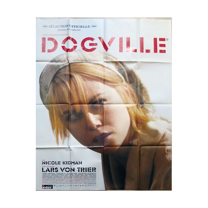AFFICHE FILM : affiche de cinéma du film "Dogville" 2003 dimension 115 x 158 cm  (E027)