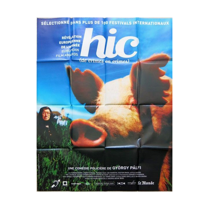 AFFICHE FILM : affiche de cinéma du film "Hic" 2003 dimension 115 x 158 cm  (E027)