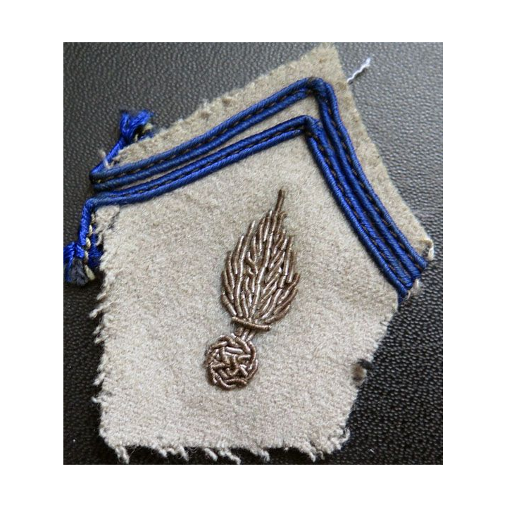 Soutache ( insigne de col ) des cadres du matériel en cannetille