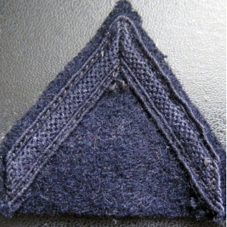 Galon de soldat de 1° Classe bleu noir