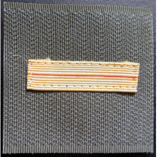 FRANCE : galon de combat d'adjudant chef sur Velcro