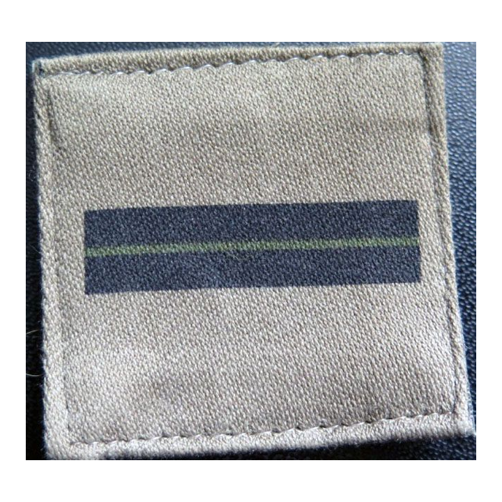FRANCE : galon de combat basse visibilité de major sur Velcro