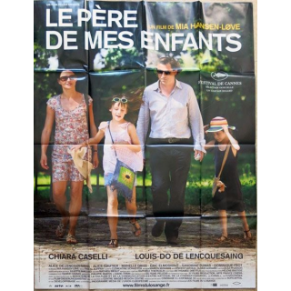 AFFICHE FILM : affiche de cinéma du film " Le père de mes enfants " dimension 115 x 158 cm (E028)