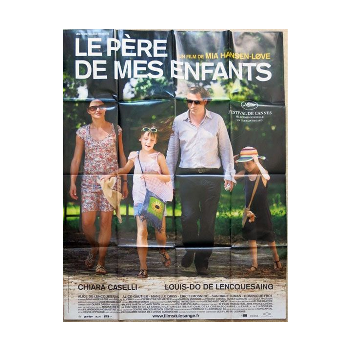 AFFICHE FILM : affiche de cinéma du film " Le père de mes enfants " dimension 115 x 158 cm (E028)