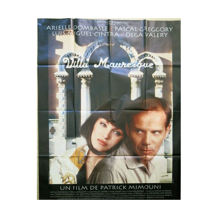 AFFICHE FILM : affiche de cinéma du film "Villa mauresque" 1993 dimension 115 x 158 cm (E029)