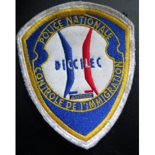 insigne police nationale DICCILEC contrôle immigration sur scratch