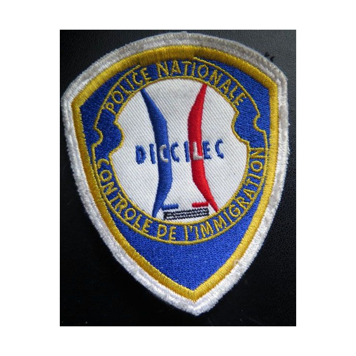 insigne police nationale DICCILEC contrôle immigration sur scratch