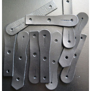 lot de 10 supports d'insignes en cuir (9)