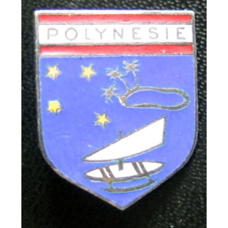 écu de la gendarmerie de Polynésie de fabrication A.B Paris G. 2328
