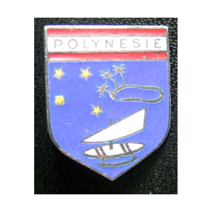 écu de la gendarmerie de Polynésie de fabrication A.B Paris G. 2328