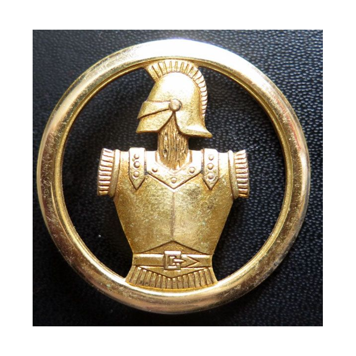  insigne de béret du génie sans nom de fabricant au revers