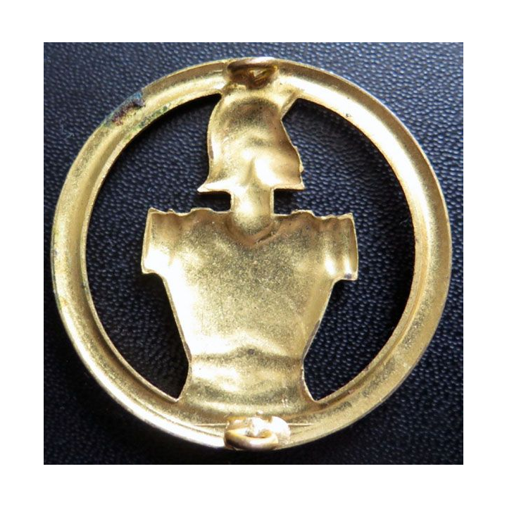  insigne de béret du génie sans nom de fabricant au revers