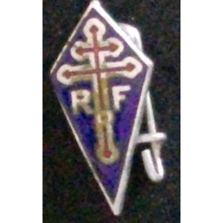 INSIGNE MINIATURE DU RASSEMBLEMENT DU PEUPLE FRANÇAIS