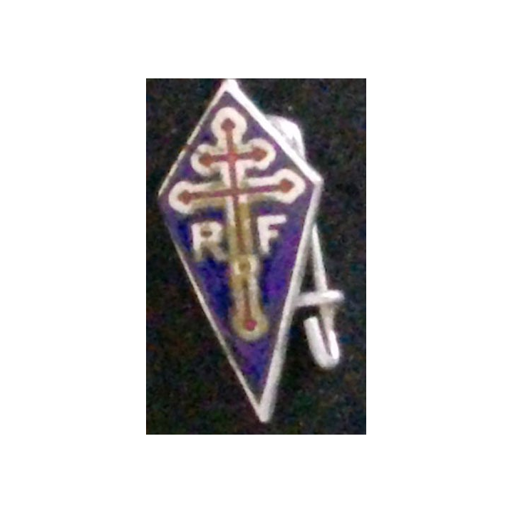 INSIGNE MINIATURE DU RASSEMBLEMENT DU PEUPLE FRANÇAIS