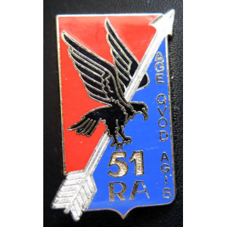 51° RA :  51° régiment d'artillerie de fabrication Drago G.2242