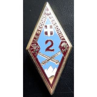 2° régiment d'artillerie RA Drago H. 194 canons dauphin montagnes
