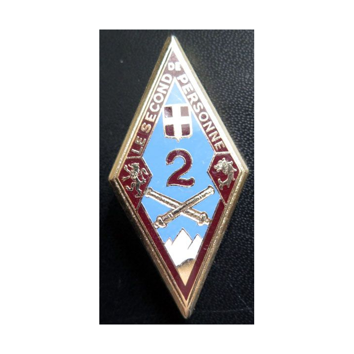 2° régiment d'artillerie RA Drago H. 194 canons dauphin montagnes