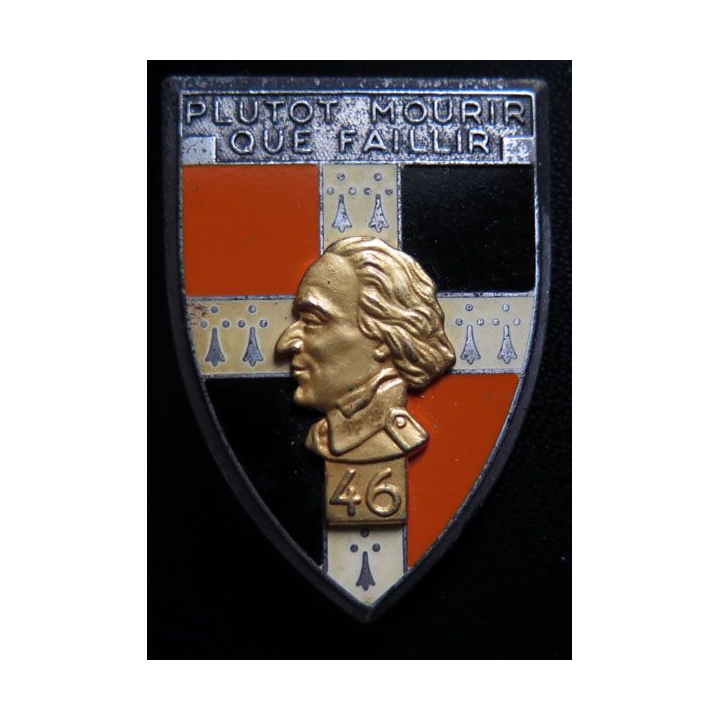 46° régiment d'infanterie Arthus Bertrand Paris G. 2620  hermine écu