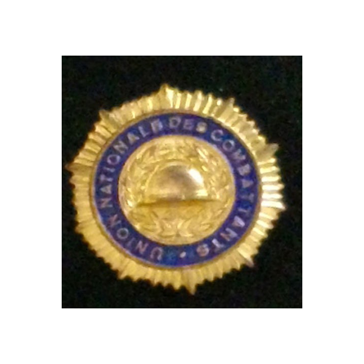 INSIGNE BOUTONNIÈRE UNION NATIONALE DES COMBATTANTS