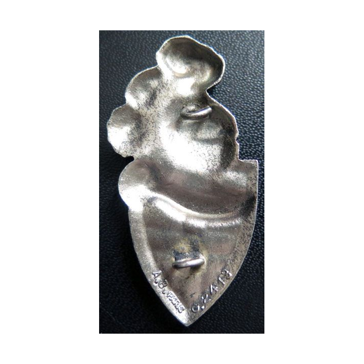 7° RI : insigne du 7° régiment d'infanterie  A.B G. 2413 en émail