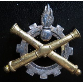 MATERIEL : insigne métallique du Service du Matériel ajouré