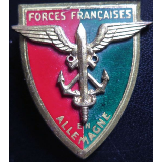 FFA insigne métallique des forces françaises en Allemagne Drago G. 803