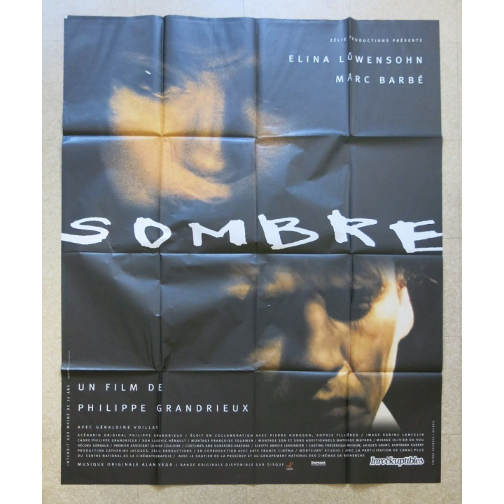 AFFICHE FILM : affiche de cinéma du film "Sombre" de 1999 dimension 115 x 158 cm (E030)