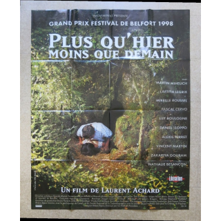 AFFICHE FILM : affiche de cinéma du film " Plus qu'hier moins que demain " dimension 115 x 158 cm (E030)