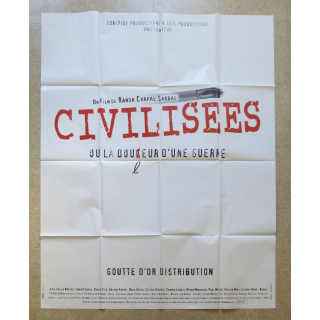 AFFICHE FILM : affiche de cinéma du film " Civilisées " dimension 115 x 158 cm (E030)