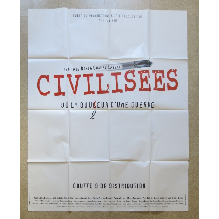 AFFICHE FILM : affiche de cinéma du film " Civilisées " dimension 115 x 158 cm (E030)