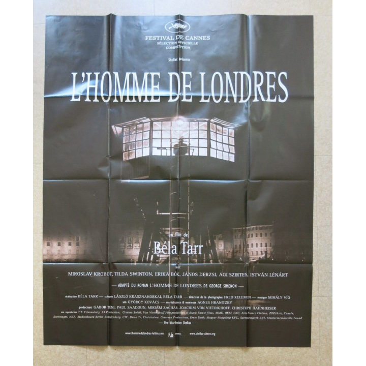 AFFICHE FILM : affiche de cinéma du film "L'Homme de Londres" 2008 dimension 115 x 158 cm (E030)