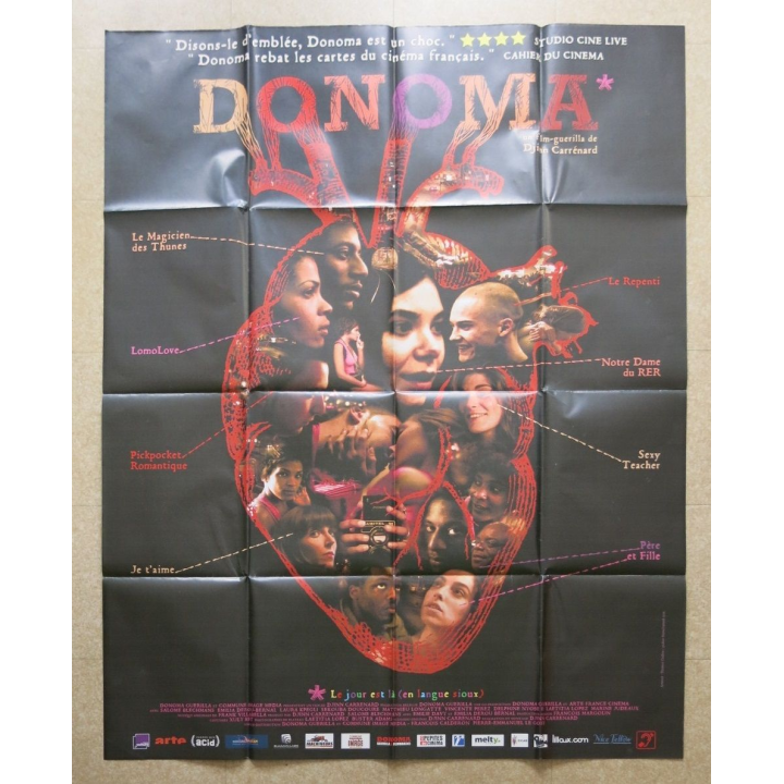 AFFICHE FILM : affiche de cinéma du film " Donoma " dimension 115 x 158 cm  (E031)