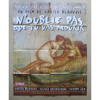 AFFICHE FILM : affiche de cinéma du film "N'oublie pas que tu vas mourir" dimension 115 x 158 cm (E032)